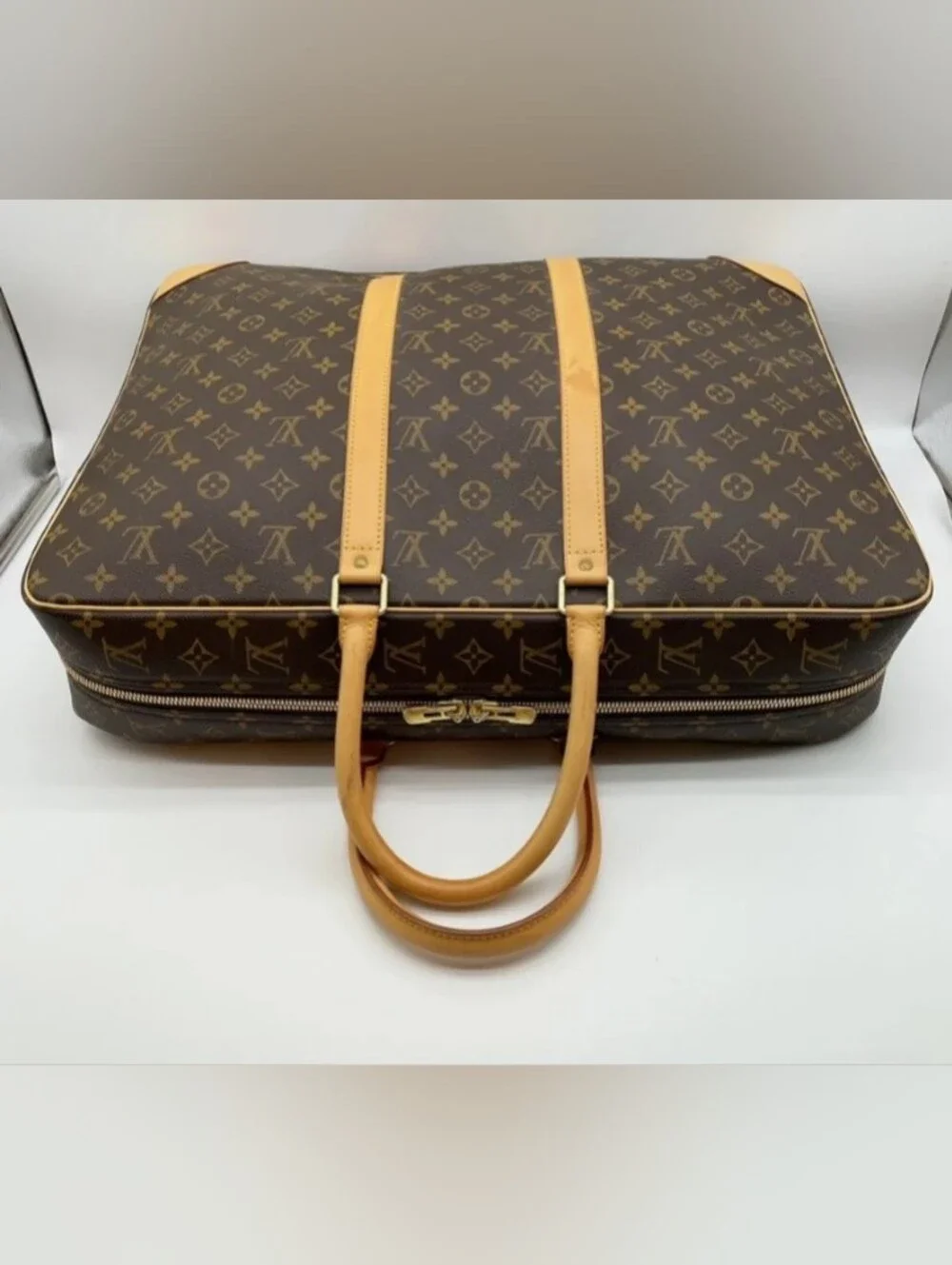 SALE! Louis Vuitton Monogram Sirius 55 M41404 Travel Bag/DB/Hangers Unisex